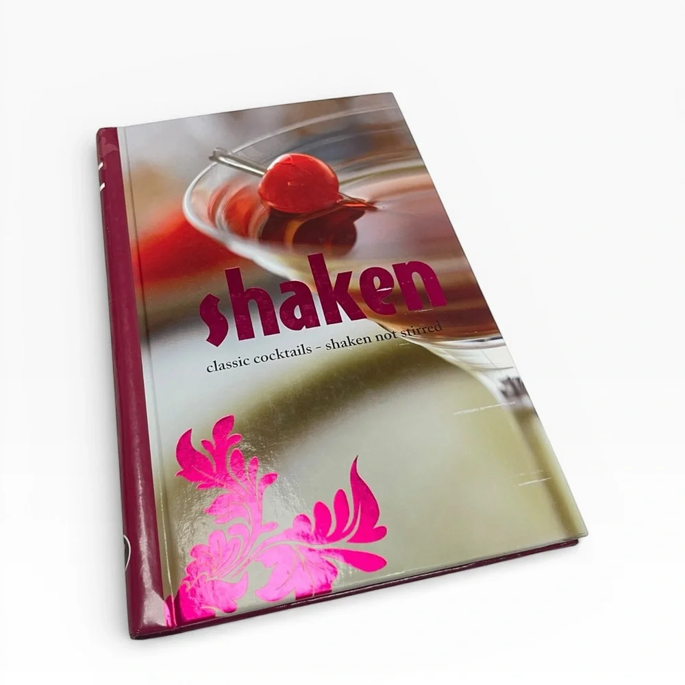Mixology Cocktail Book Bundle Bar Cart Decor Home Bartender Recipe Guide Set